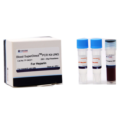 혈액 슈퍼디렉트티엠 PCR 장비(UNG)-heparin dna 폴리머라제 폴리메라아제 연쇄 반응 세트 PCR 생성물