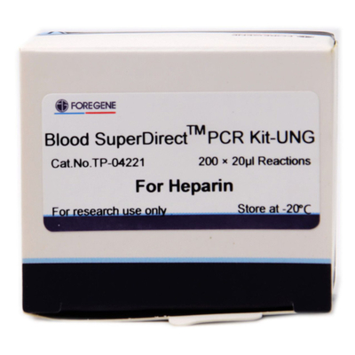 혈액 슈퍼디렉트티엠 PCR 장비(UNG)-heparin dna 폴리머라제 폴리메라아제 연쇄 반응 세트 PCR 생성물