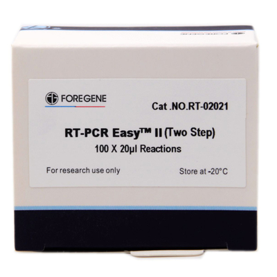 RT-PCR 에아사이트텀 -1시 2분 단계 Cat.No.RT-02021/02022 두 단계 RT PCR 마스터 믹스 PCR 장비