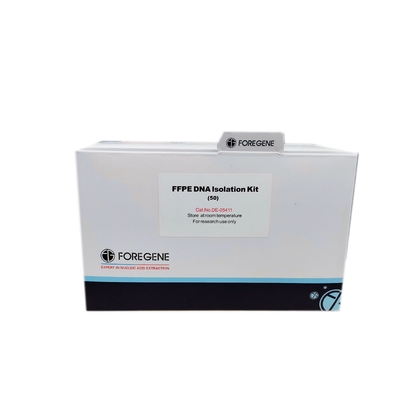 빠른 실험실 시약 FFPE DNA 차단은 RNA 가수분해효소 오염물 없이 50T 100T를 장비를 답니다