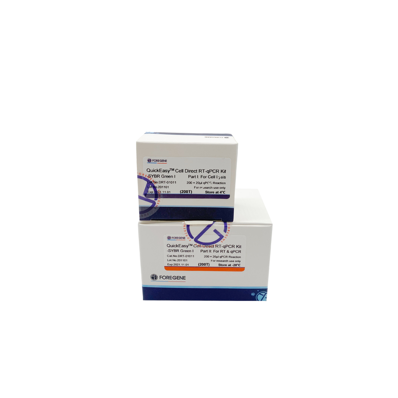 7 분은 RNA 템플릿 세포 직접적 RT-QPCR 장비 SYBR 녹색 I와 택맨 방법에게 빨리 고효율을 가져다 줍니다