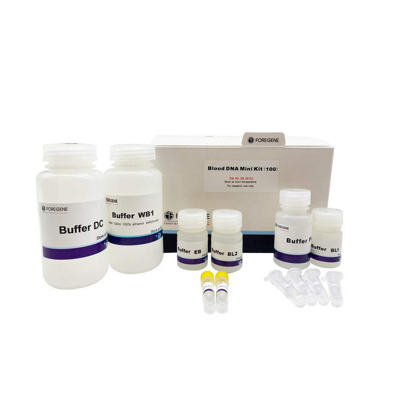 보존혈액 생물학 실험 게놈 dna 추출로부터의 게놈 dna 정화 DNA 격리 키트