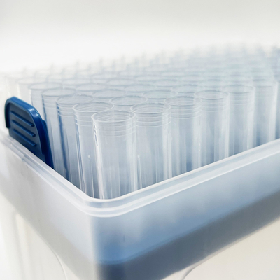 보편적 필터된 피벳 팁 1250ul RNA 가수분해효소 / DN 분해 효소 자유롭 96개 팁 팩 50 팩